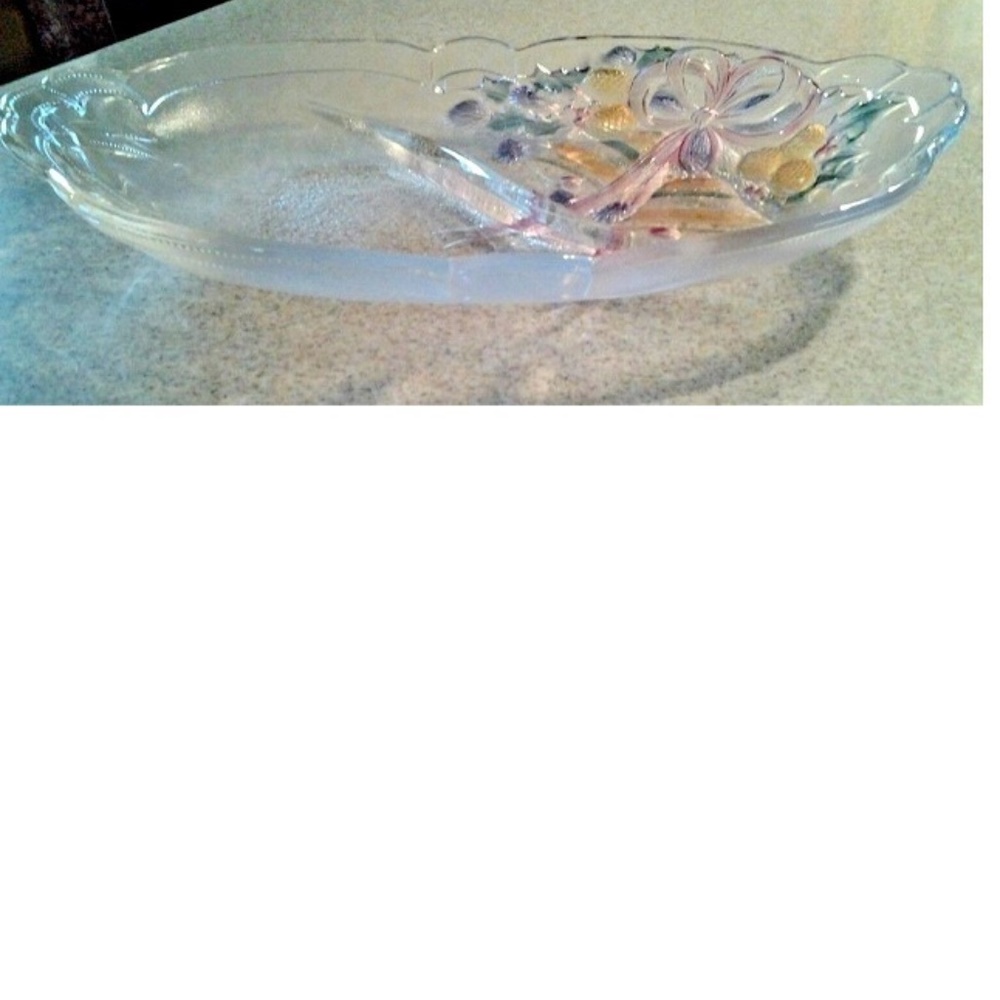Christmas Bells Divided Serving Dish Platter